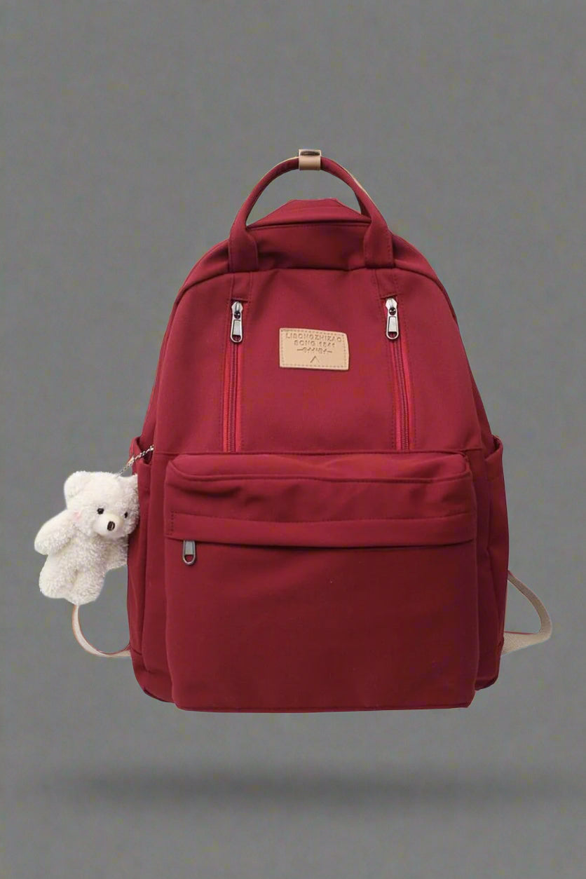 Multifunction Waterproof Backpack Red Shoptery