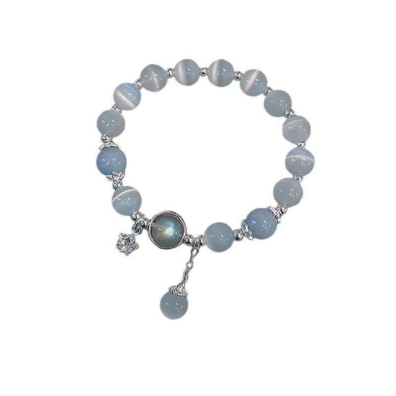 Opal Sea Blue Crystal Bracelet -
