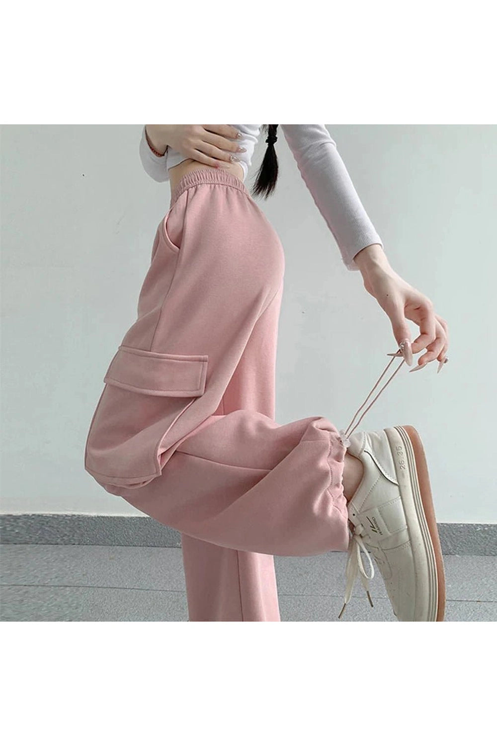 Y2k Oversized Cargo High Waist Pants Shoptery