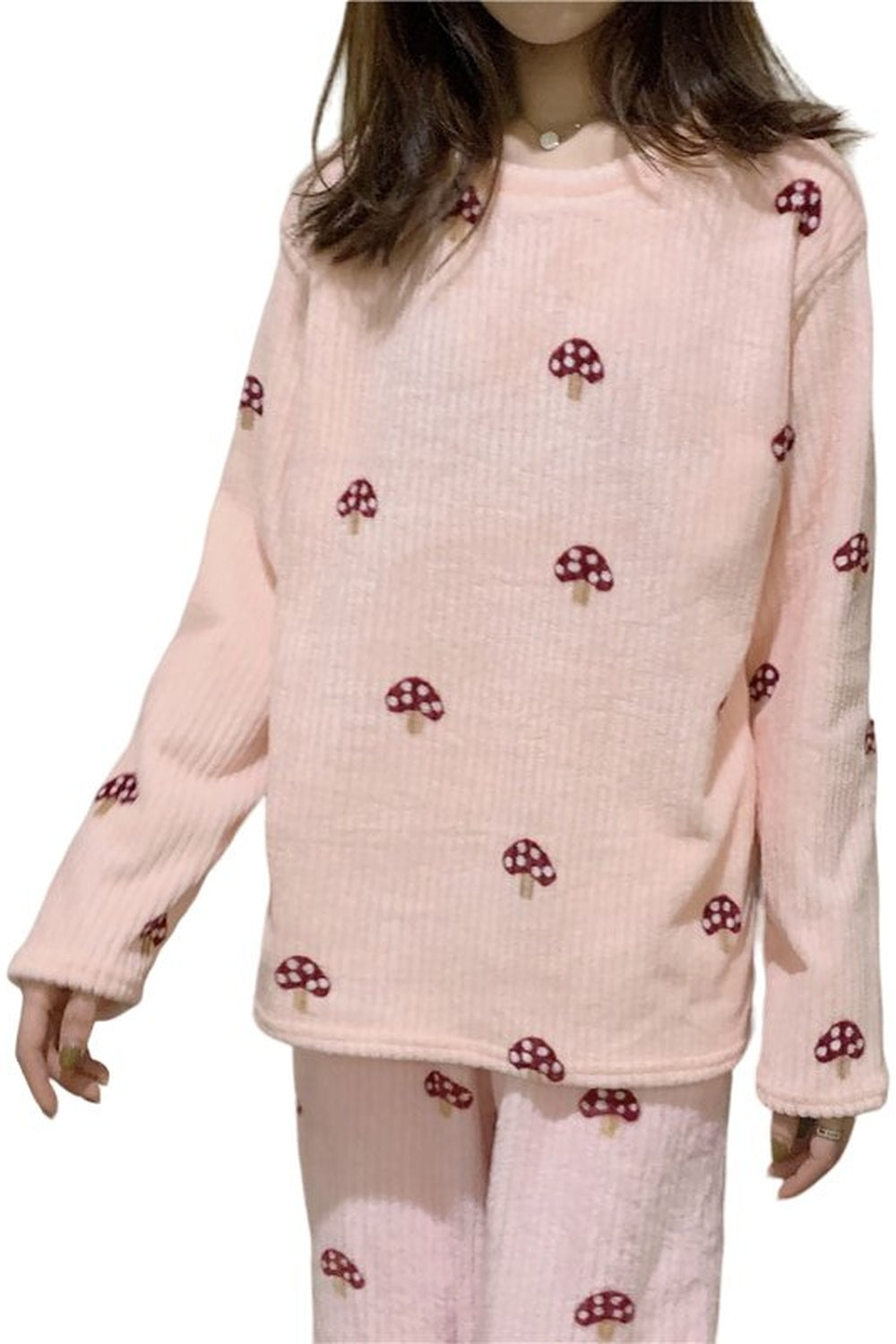 Pajama Sets Mushroom Print - Pajamas