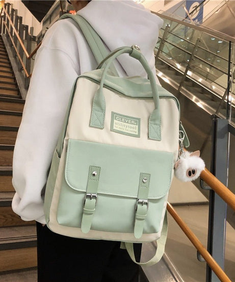 Pastel Colors Preppy Backpack - Backpacks