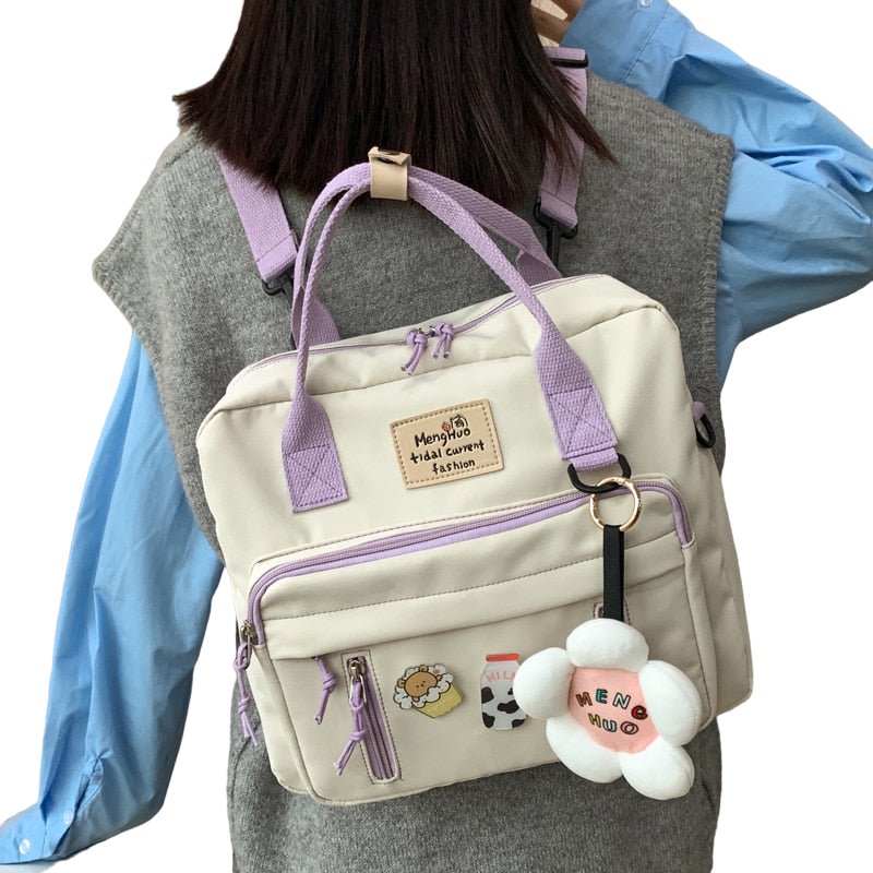 Pastel Lovely Multifunctional Backpack - Backpacks