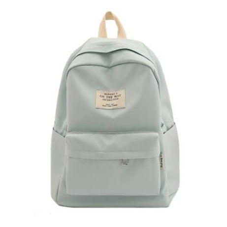 Pastel Simple Design Oxford Backpack - Backpacks