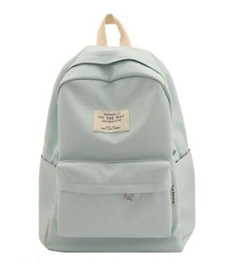 Pastel Simple Design Oxford Backpack - Backpacks