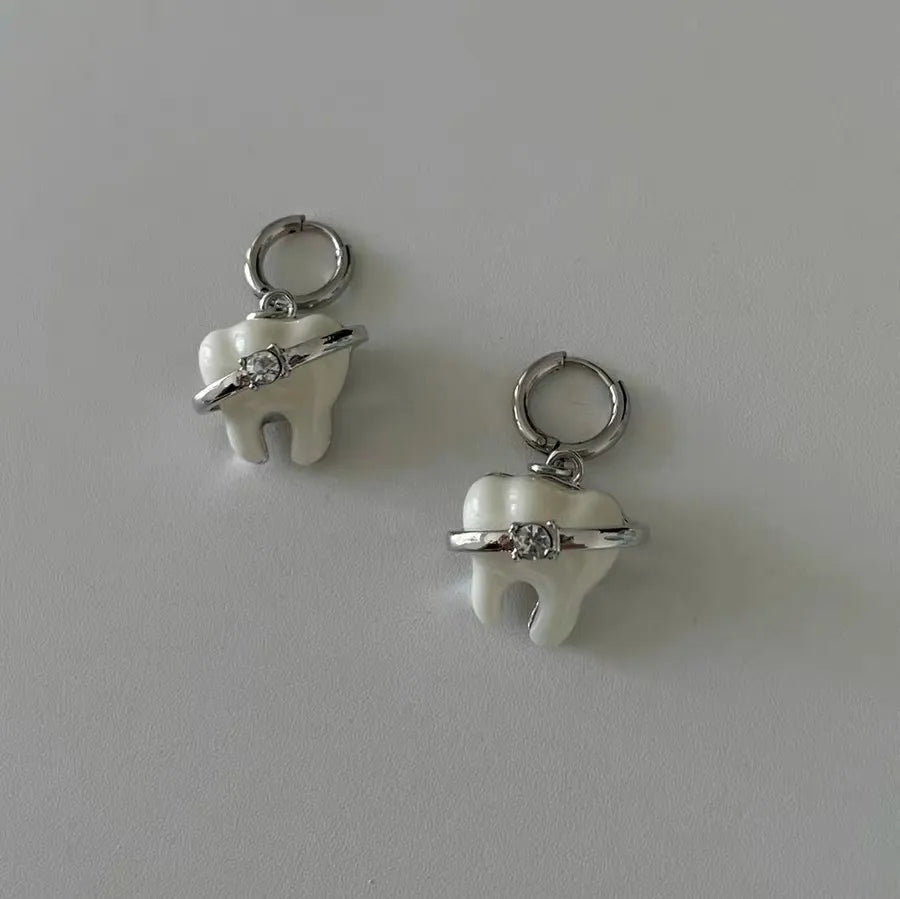 Pearly Whites Charms Earrings -