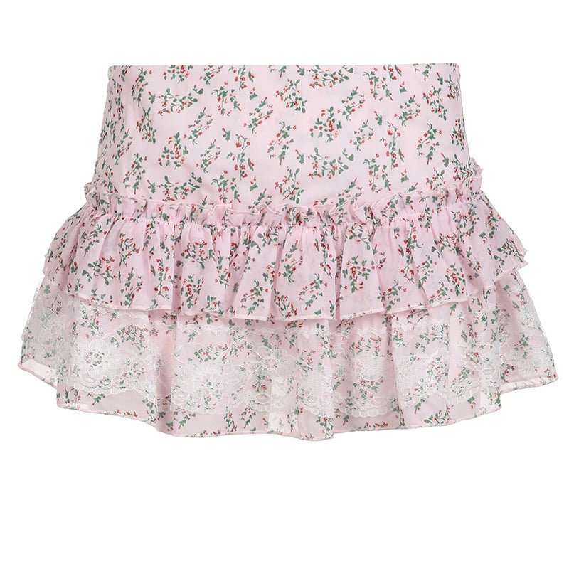 Petal Play Layered Mini Skirt -