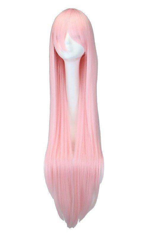 Pink Long Straight Cosplay Hair Wigs - Wigs