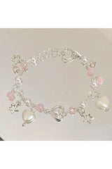 Y2k Pink Star Pastel Fairy Bracelet Default Title Shoptery