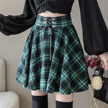 Plaid Grunge Style Skirt - Skirts