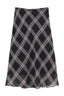 Retro Plaid High Waist Midi Skirt Picture Shoptery