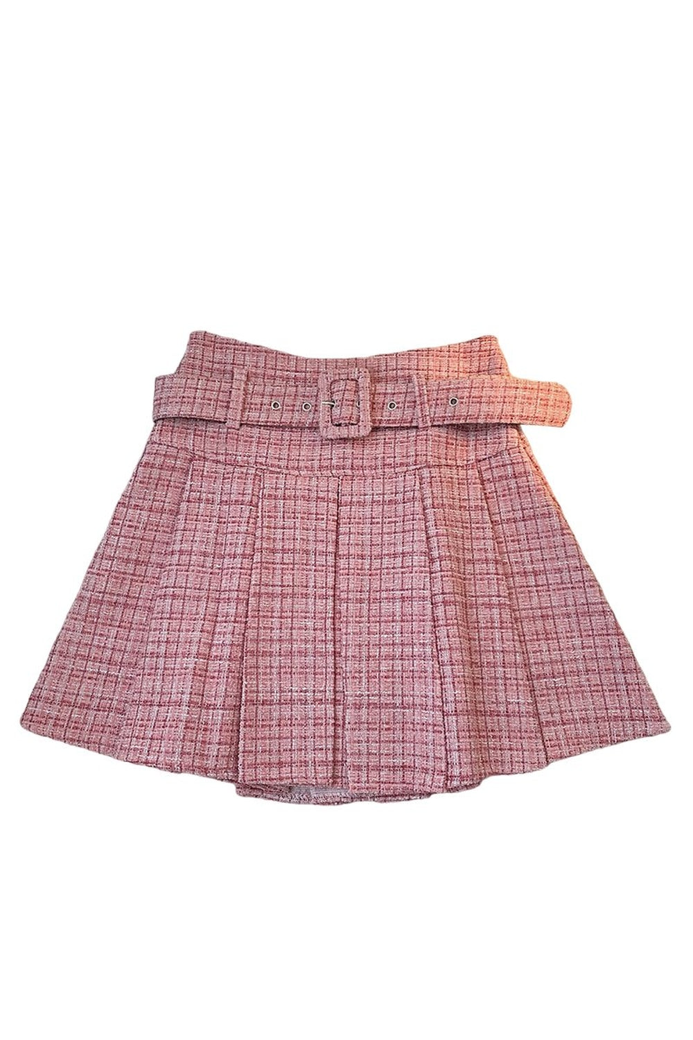 Plaid High Waist Preppy Skirt - Skirts