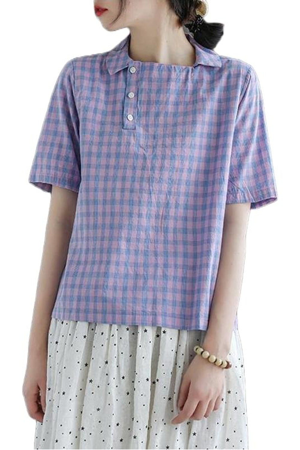 Preppy Casual Blouses Shirt - Blouses