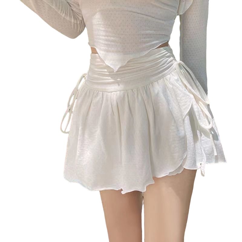 Preppy Cute White Mini Skirt - Skirts