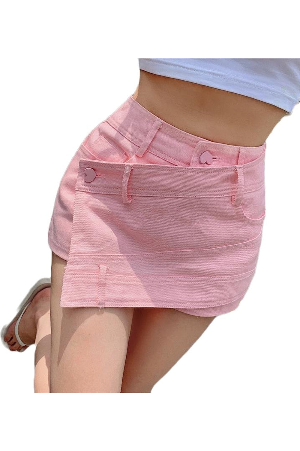 Preppy Demin Shorts - Shorts