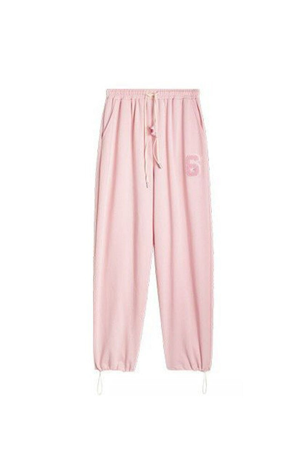 Preppy Pink Jogging Sweatpants - Sweatpants