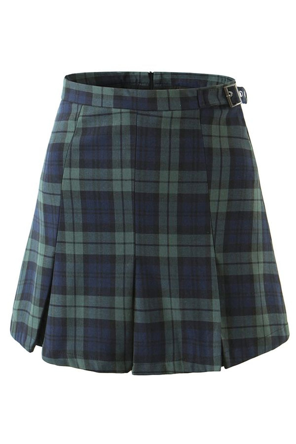 Preppy Plaid Mini Skirt - Skirts