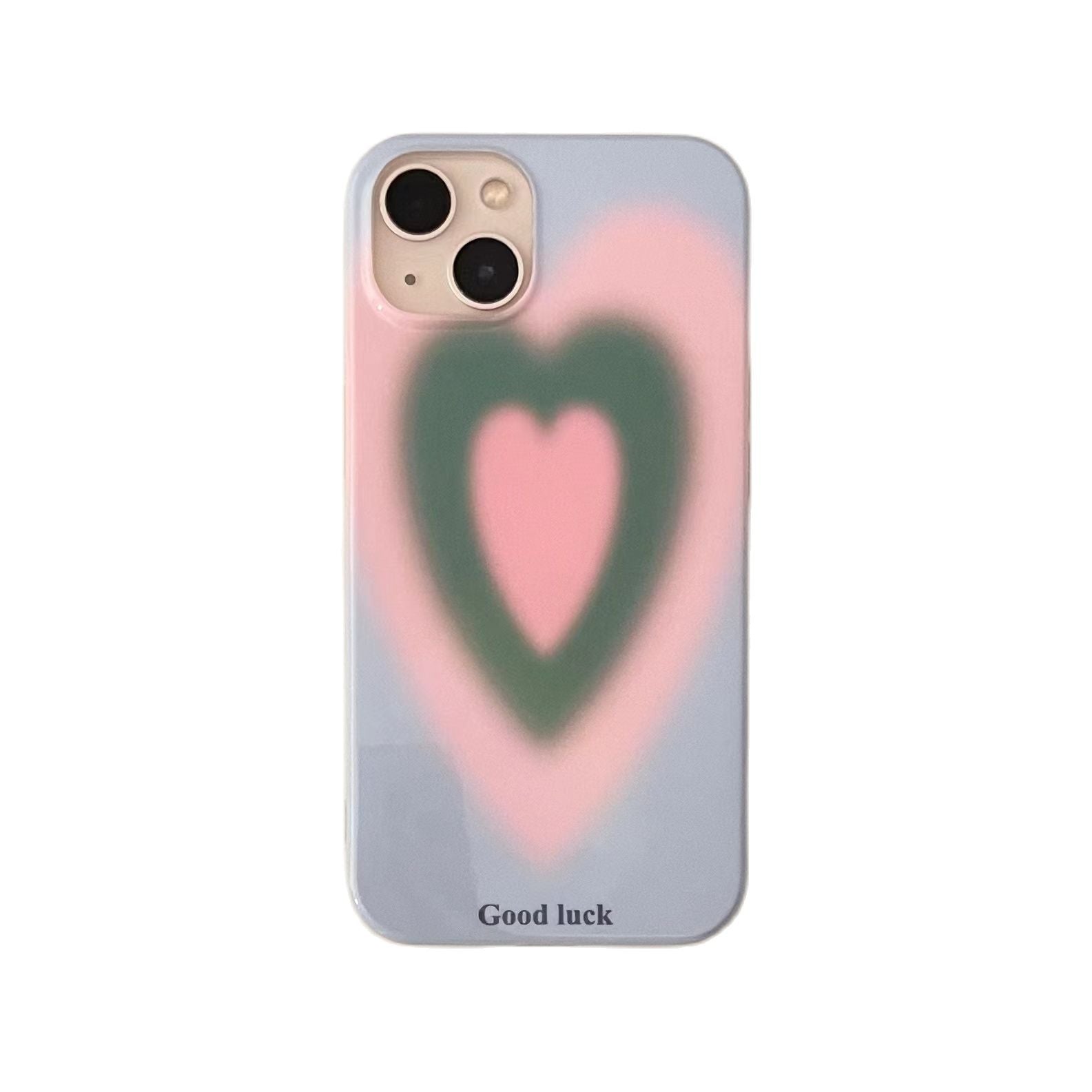 Preppy Style Gradient Heart Case for iPhone - iPhone Cases