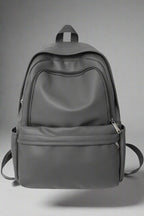 Backpack – Aesthetic Leather – Aesthetic Style for Stylish Looks grey 5004 Shoptery