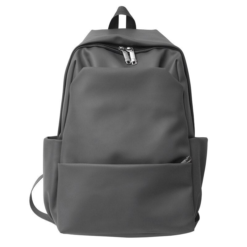 PU Leather Couple Backpack - Backpacks