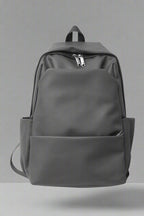 Backpack – Aesthetic Leather – Aesthetic Style for Stylish Looks grey 5003 Shoptery