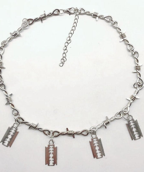 Punk Blade Necklace - Necklaces