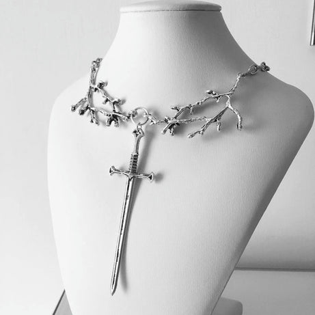 Punk Fashion Viking Sword Necklace - Necklaces
