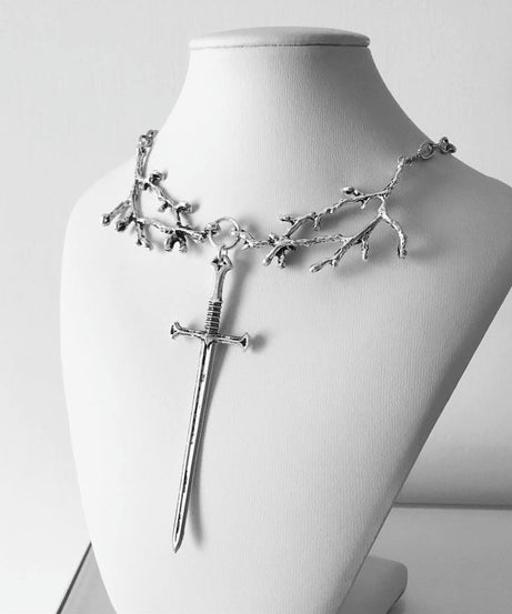 Punk Fashion Viking Sword Necklace - Necklaces