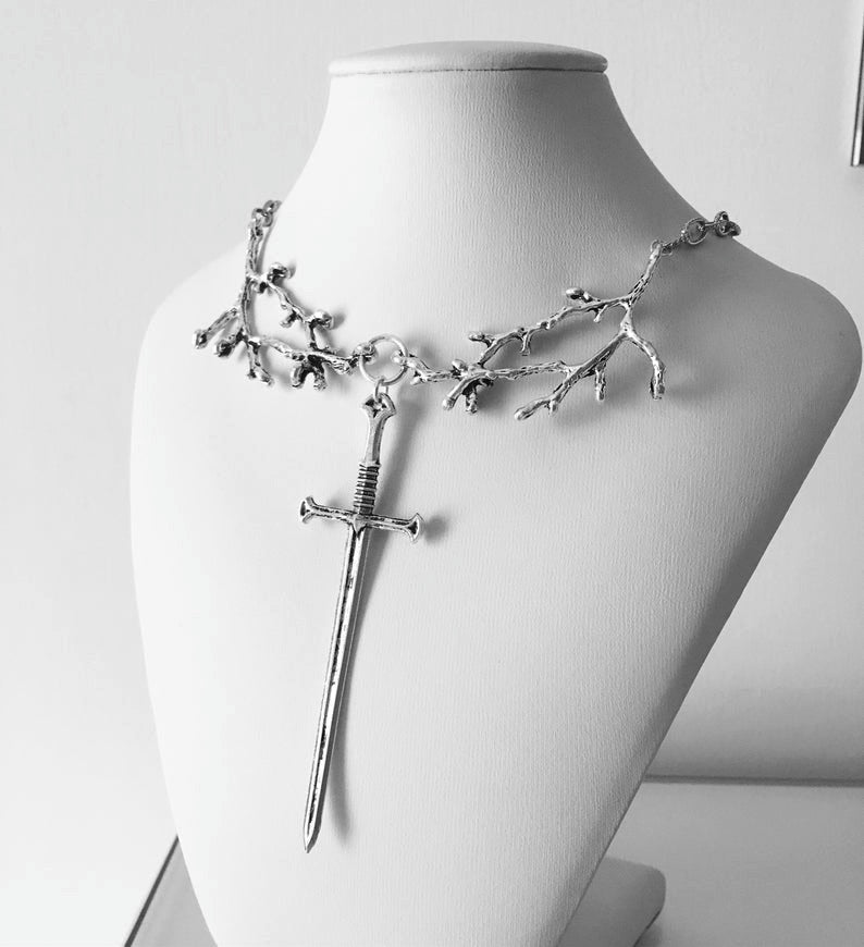 Punk Fashion Viking Sword Necklace - Necklaces