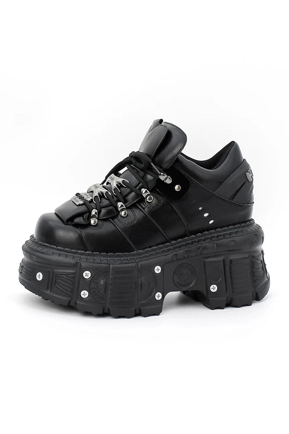 Alt Punk Lace-up Ankle Sneakers Shoptery