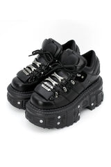 Alt Punk Lace-up Ankle Sneakers Shoptery
