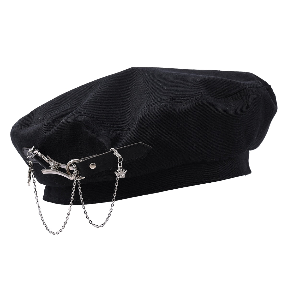 Punk Style Buckle Hat - Hats