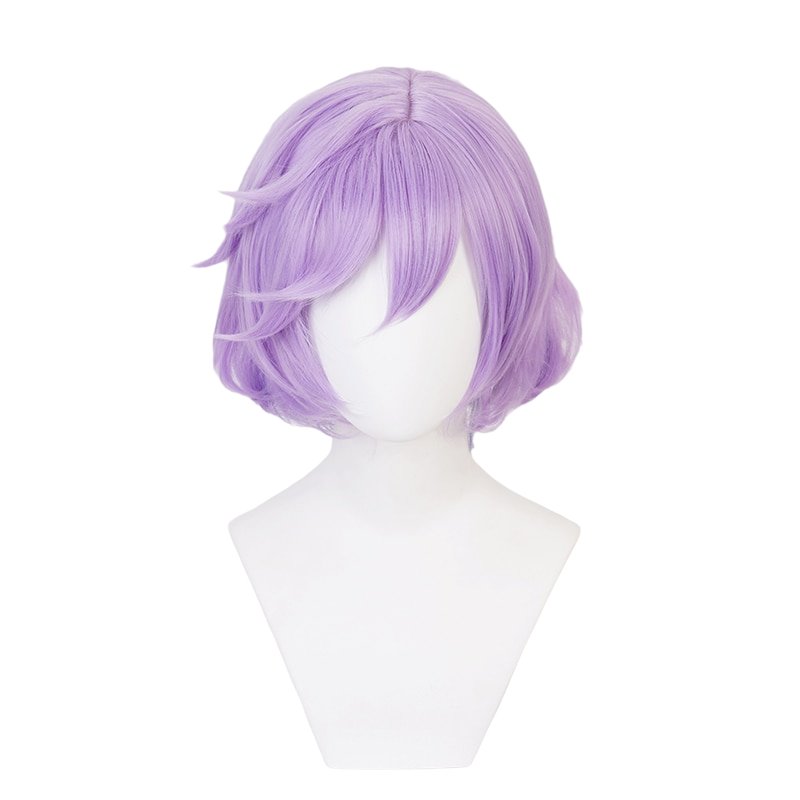Purple Short Cosplay Wig - Wigs