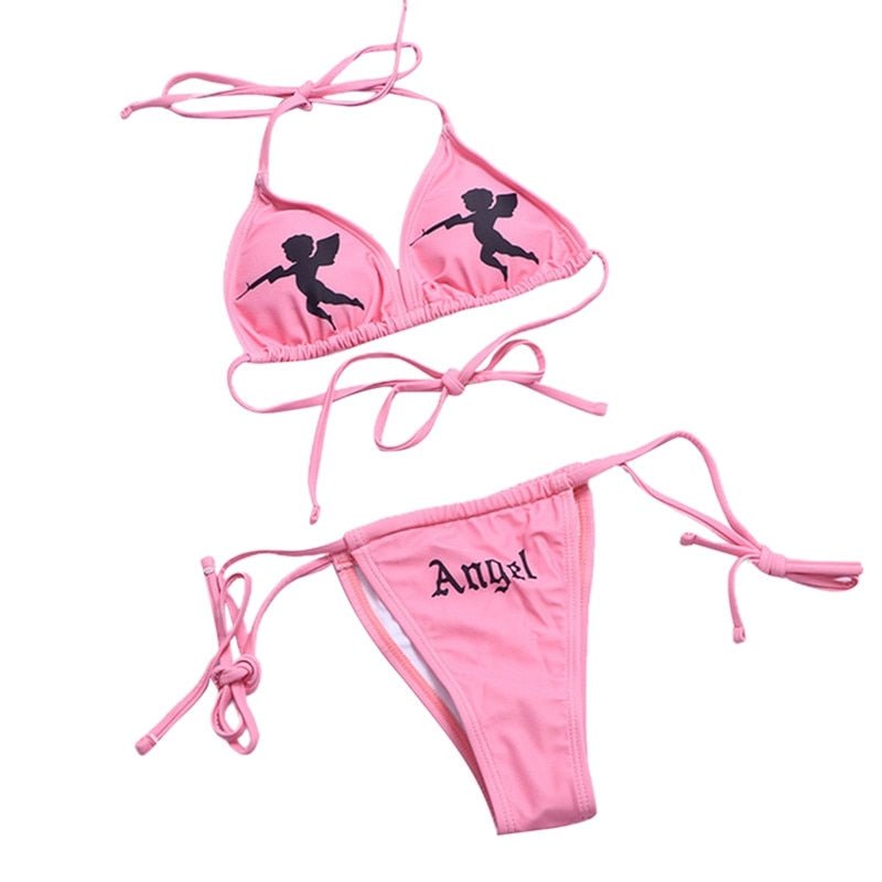 Push Angel 2pcs Bikini Set - Swimsuits