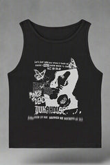 Alt Rebel Echoes Tank Top black Shoptery