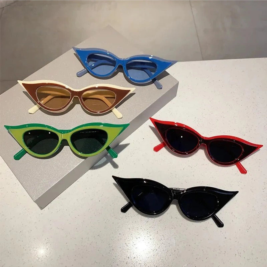 Retro Cat Eye Trendy Sunglasses Shoptery