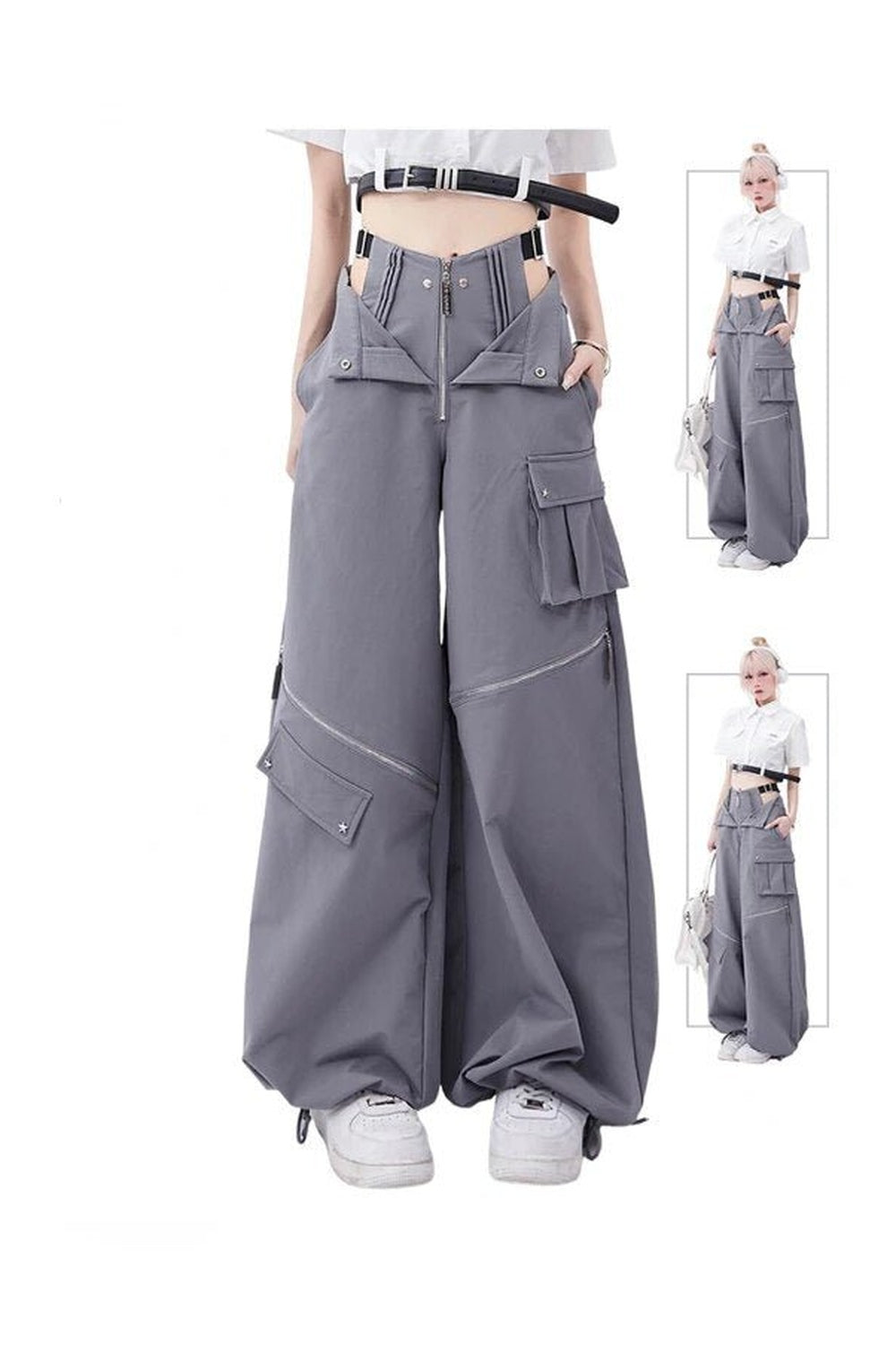 Y2k Multi-Pocket Cargo pants Shoptery