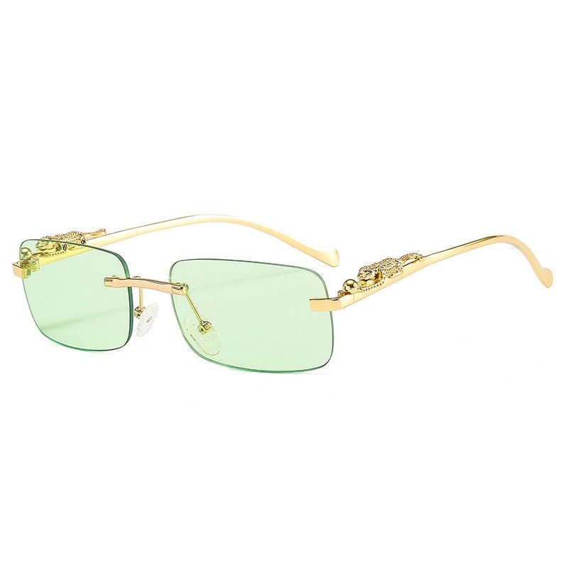 Retro Rimless Sunglasses - Sunglasses