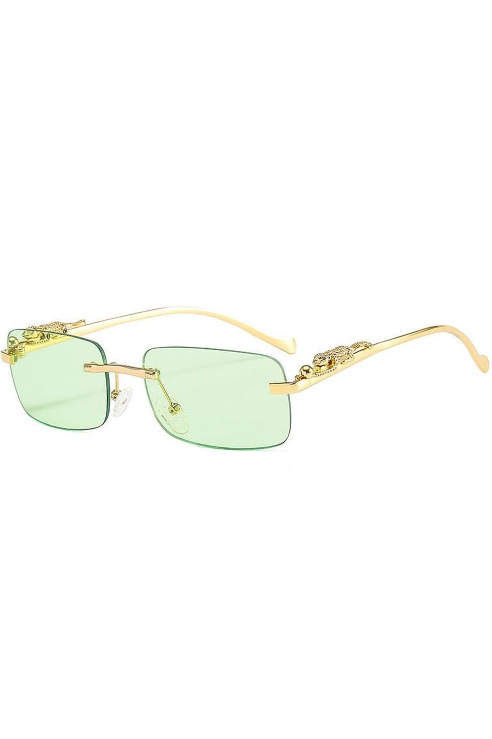 Retro Rimless Sunglasses - Sunglasses