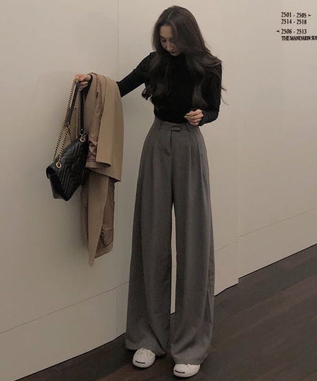 Retro Wide casual pants - Pants