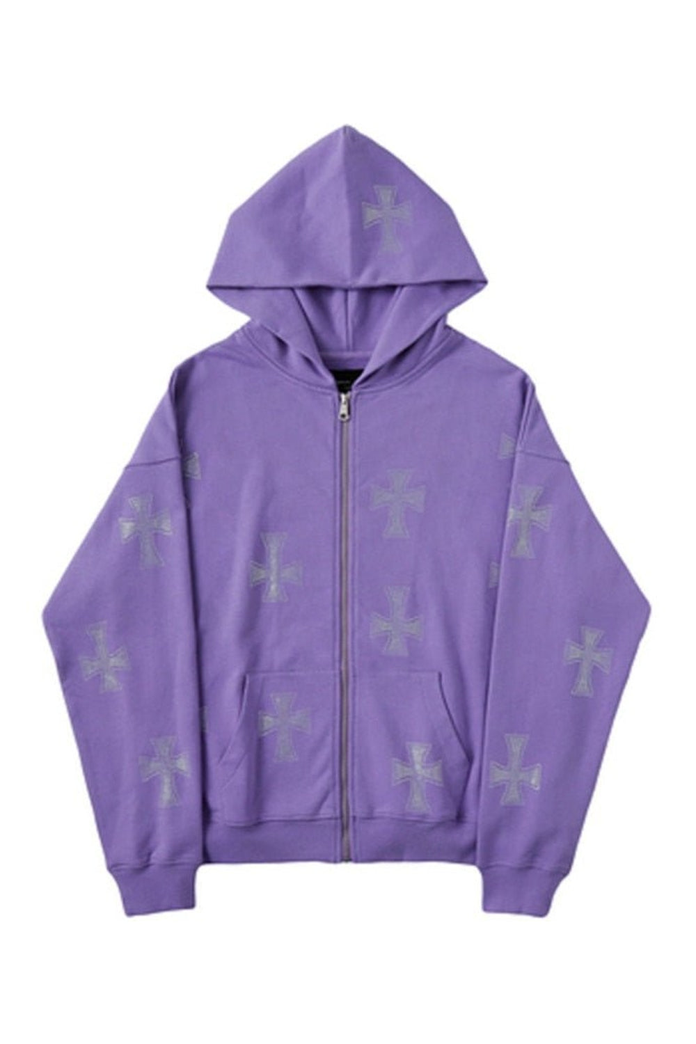 Rhinestone Graphics Oversized Hoodie - Hoodies