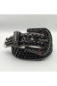 Belt – Rhinestone Rivet – Y2K Revival – Modern Design Other 110cm Shoptery