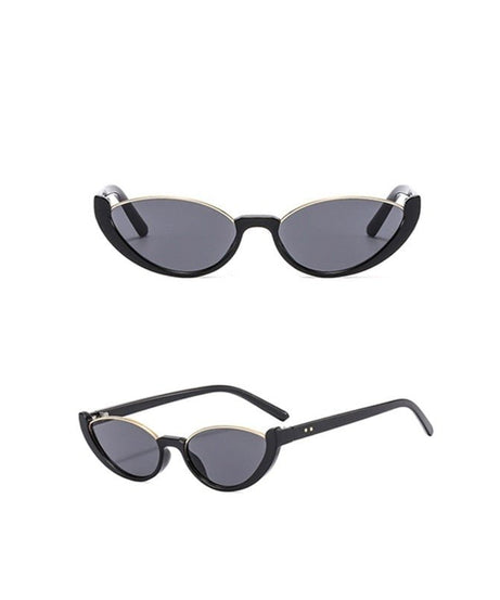 Rimless Cat Eye Sunglasses - Sunglasses