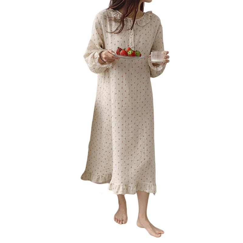 Ruffles Sleep Dress - Pajamas