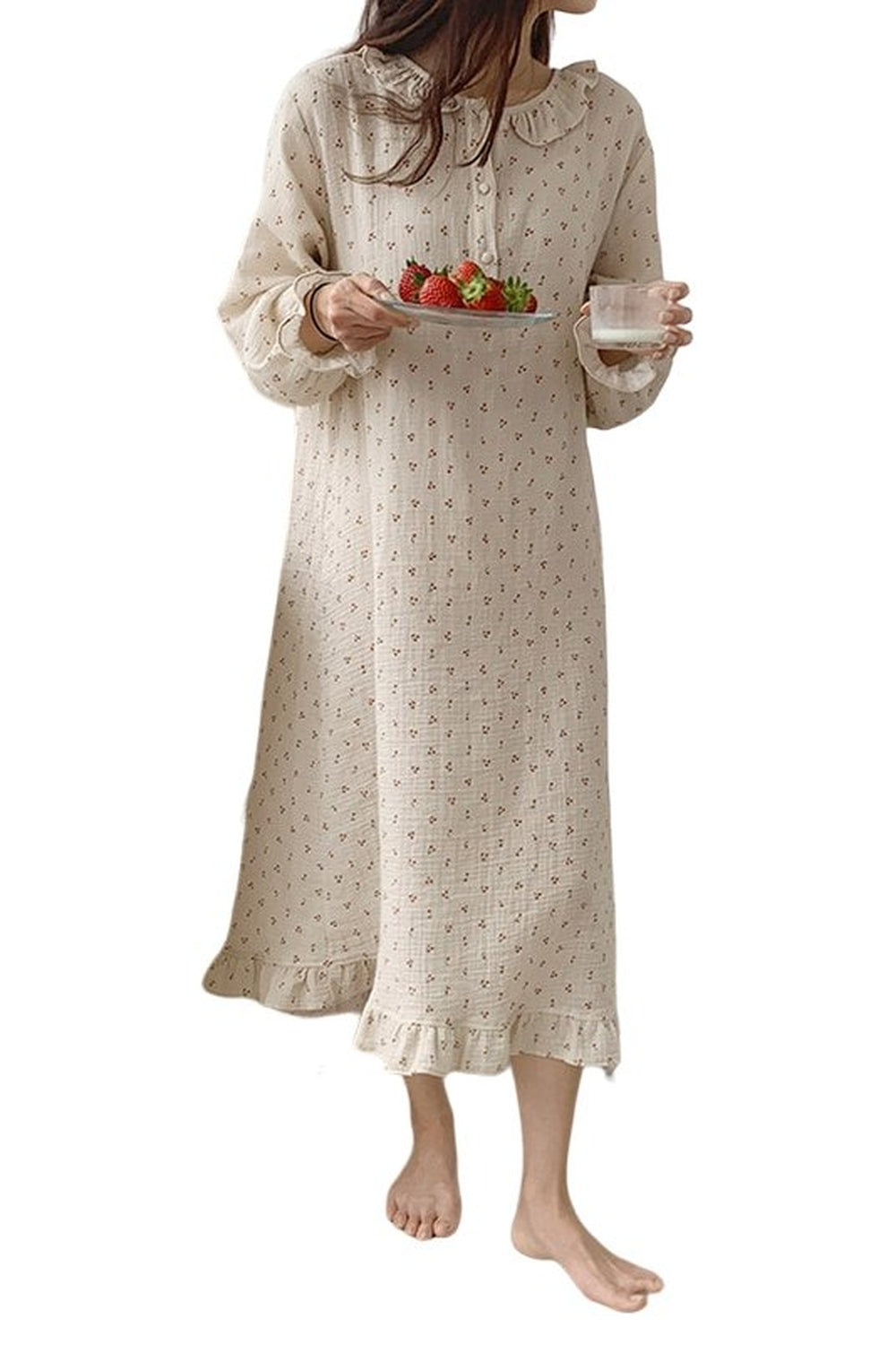 Ruffles Sleep Dress - Pajamas