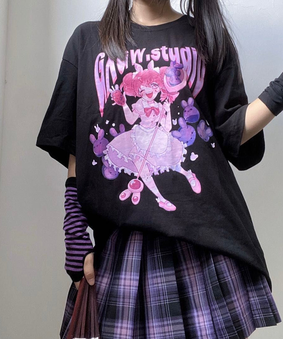Sailor Moon Kawaii Short Sleeve T Shirt - T-shirts
