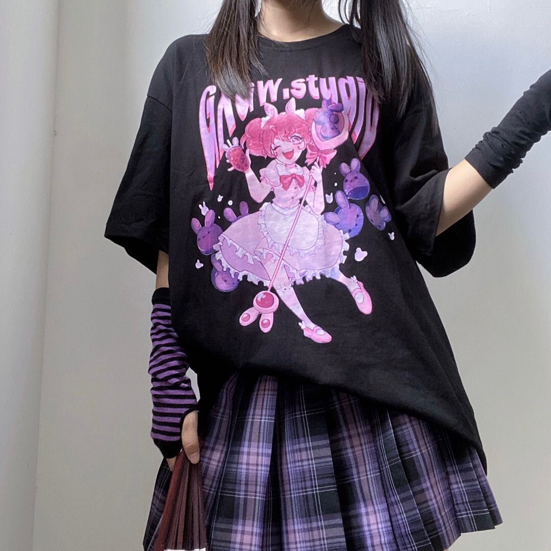 Sailor Moon Kawaii Short Sleeve T Shirt - T-shirts