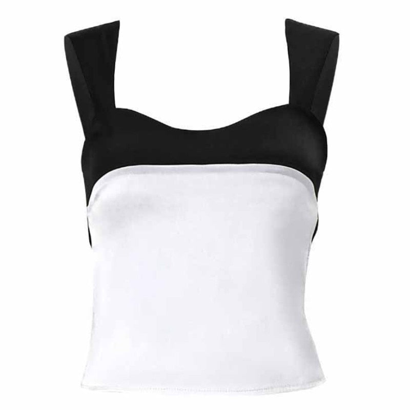 Satin Crop Top Camisole - Crop Tops