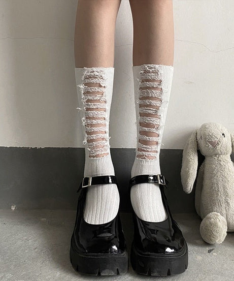 Socks With Cutouts - Socks