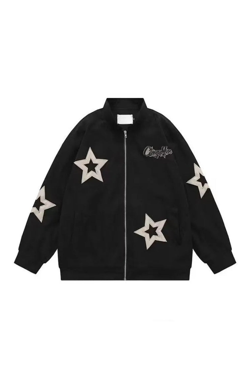 Star Bomber Oversize Jacket - Coats & Jackets