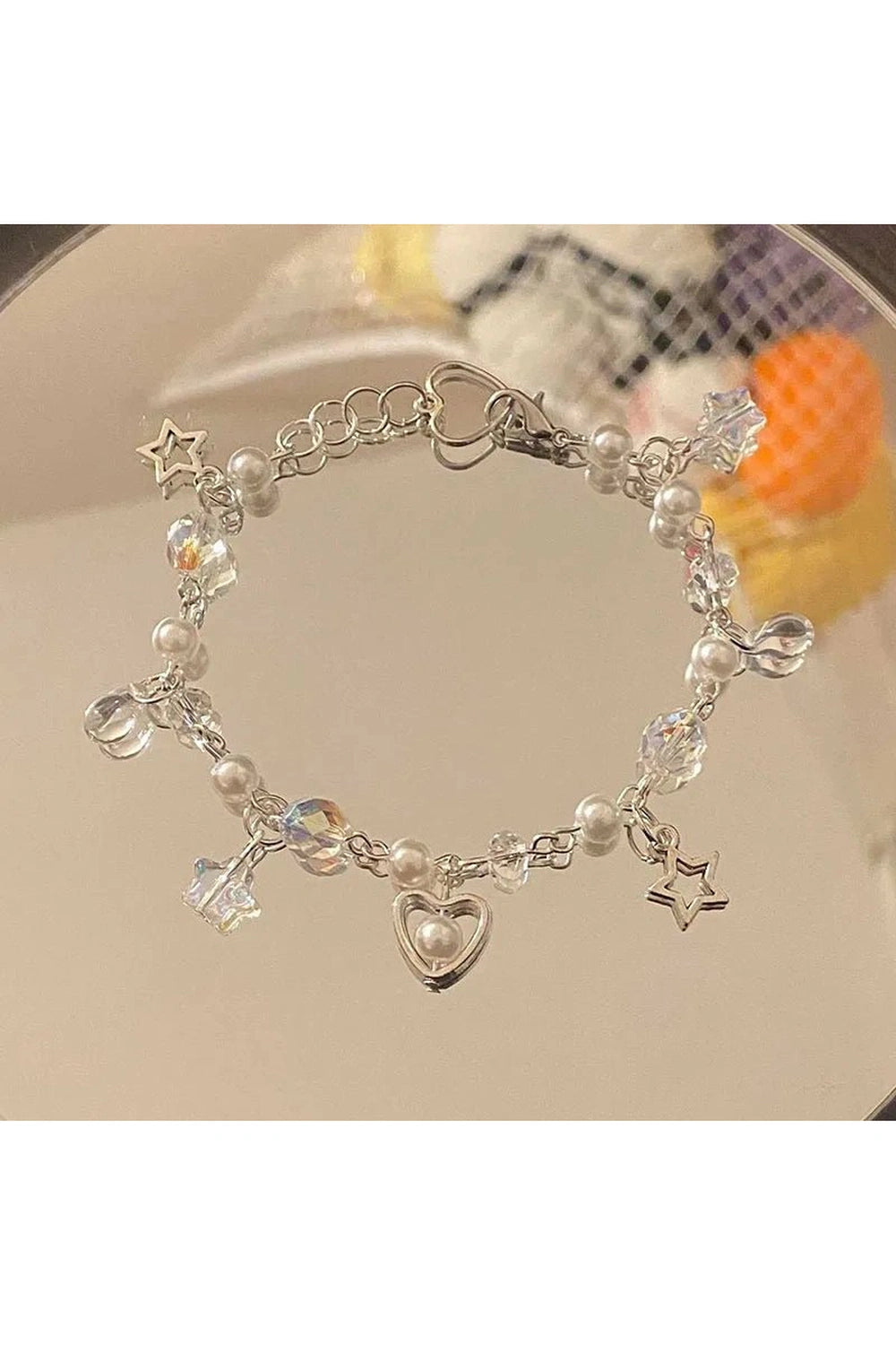 Y2k Star Bow Knot Beaded Bracelet 3 Shoptery